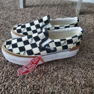 Vans Checker Slip-ons Platforms